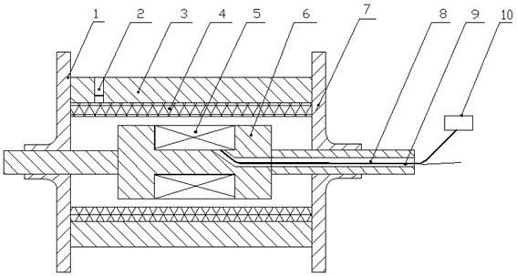 Double-access foam metal magneto-rheological fluid damper