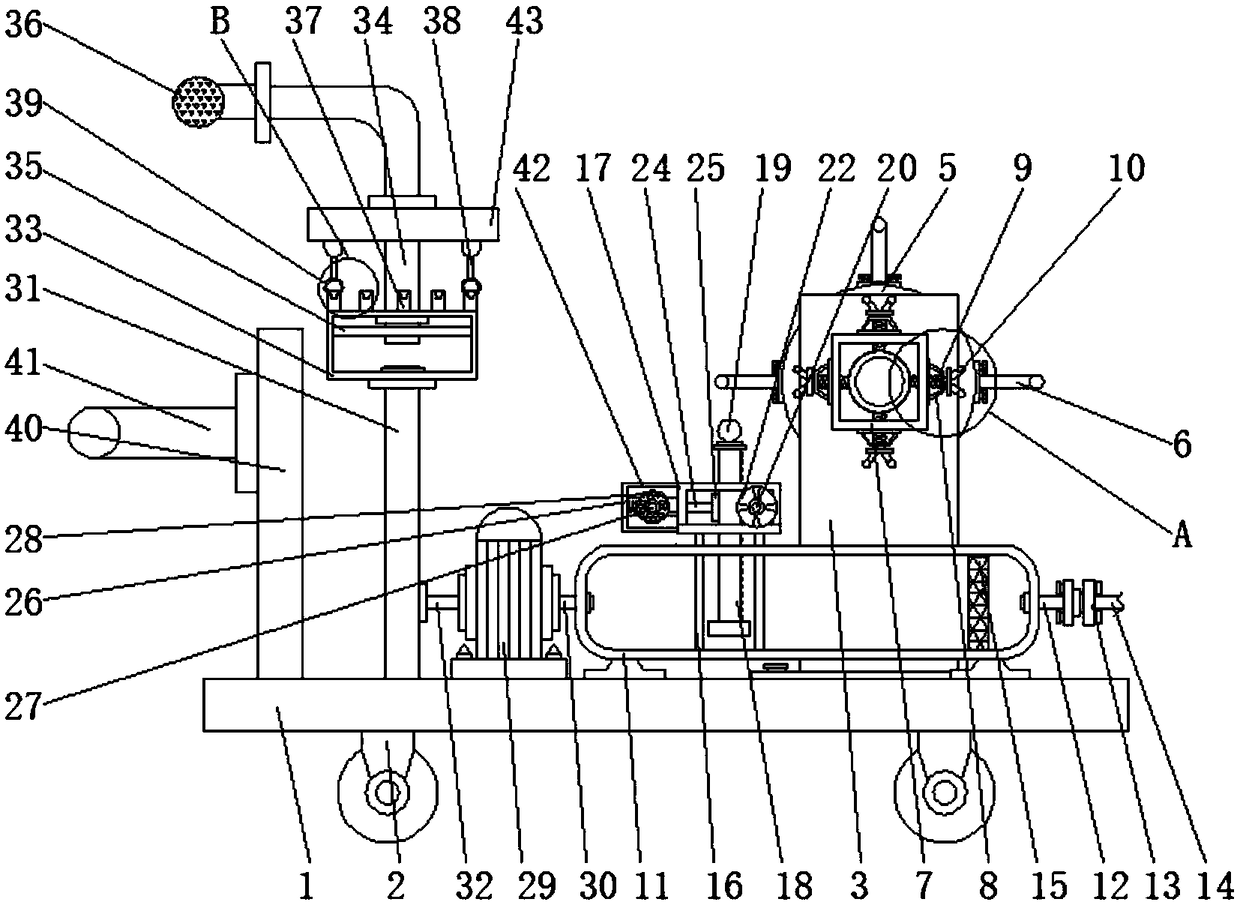 Farmland irrigation device for arid areas