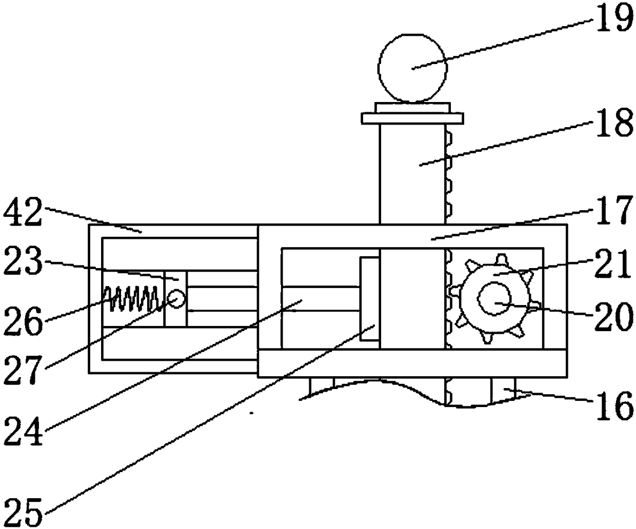 Farmland irrigation device for arid areas