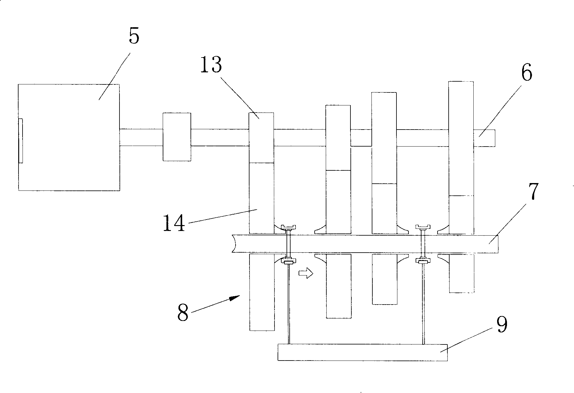 Motor vehicle drive agency and its shift speed change method