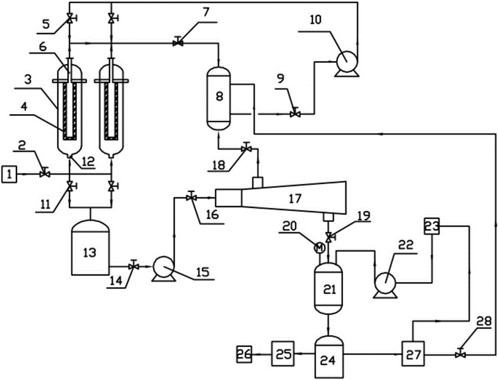 Dust removal purification device and method for crude coal tar