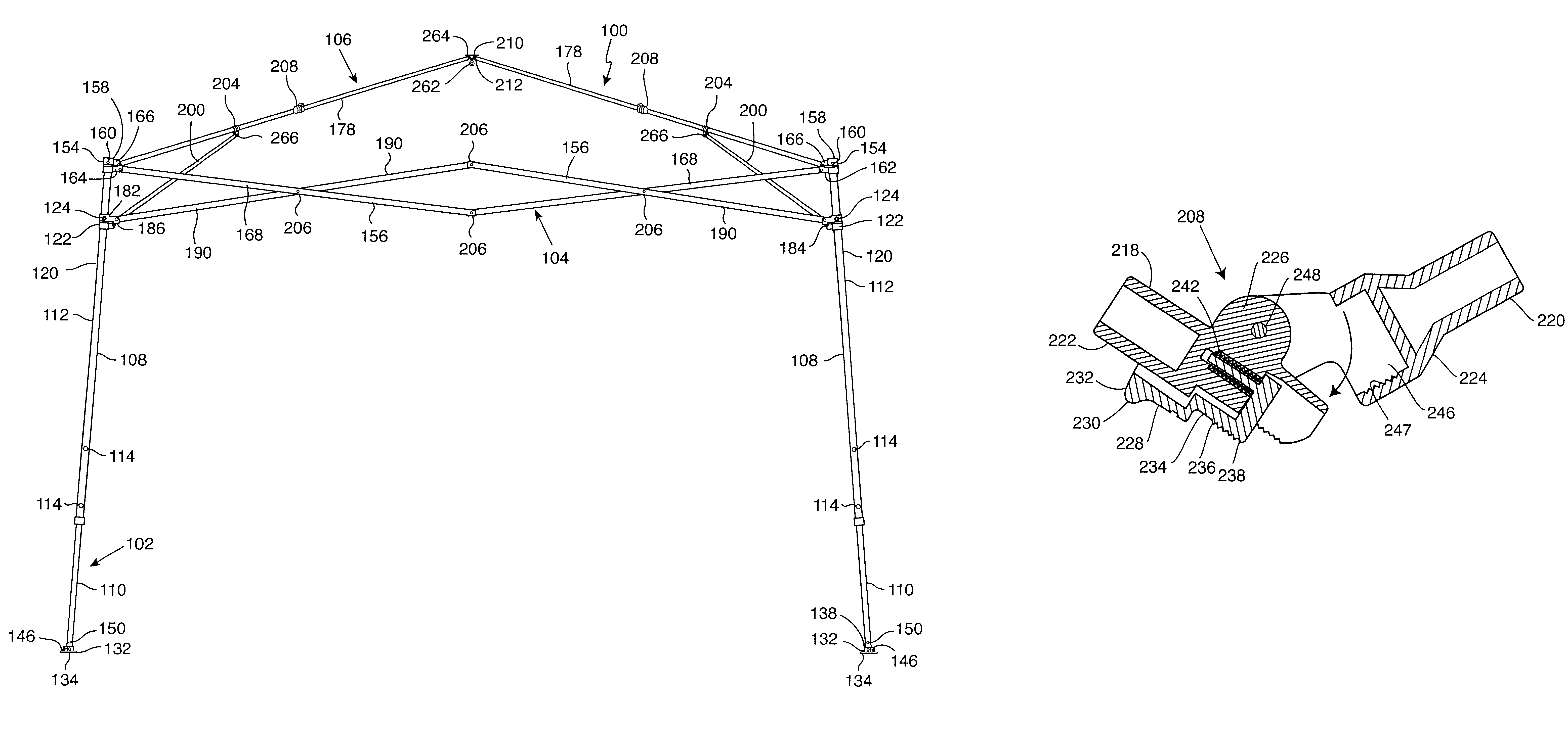 Collapsible frame