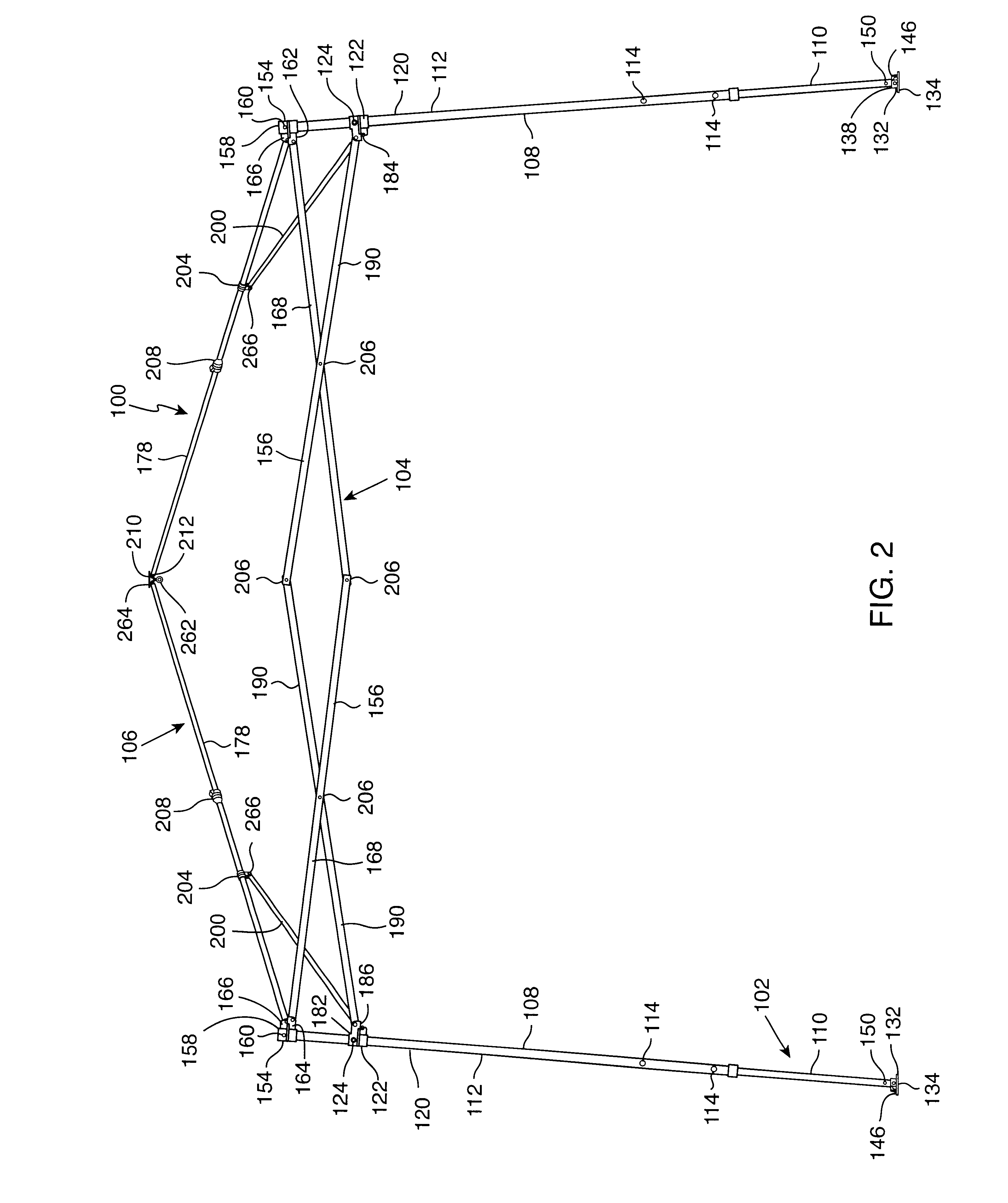 Collapsible frame