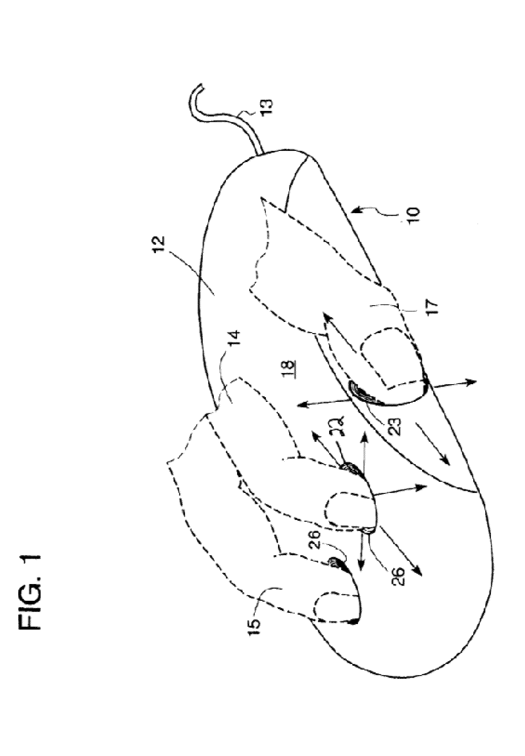 Input arrangement for electronic devices