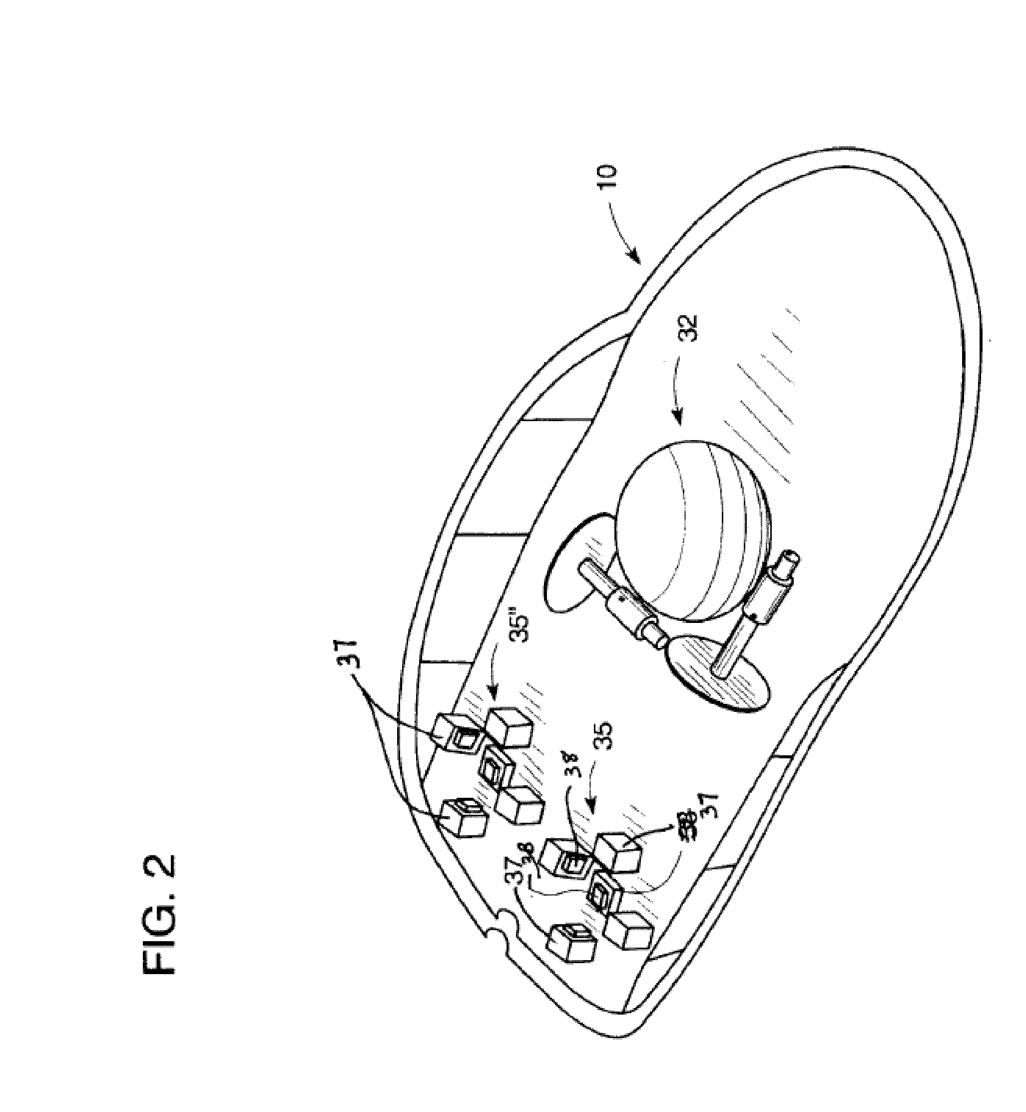 Input arrangement for electronic devices