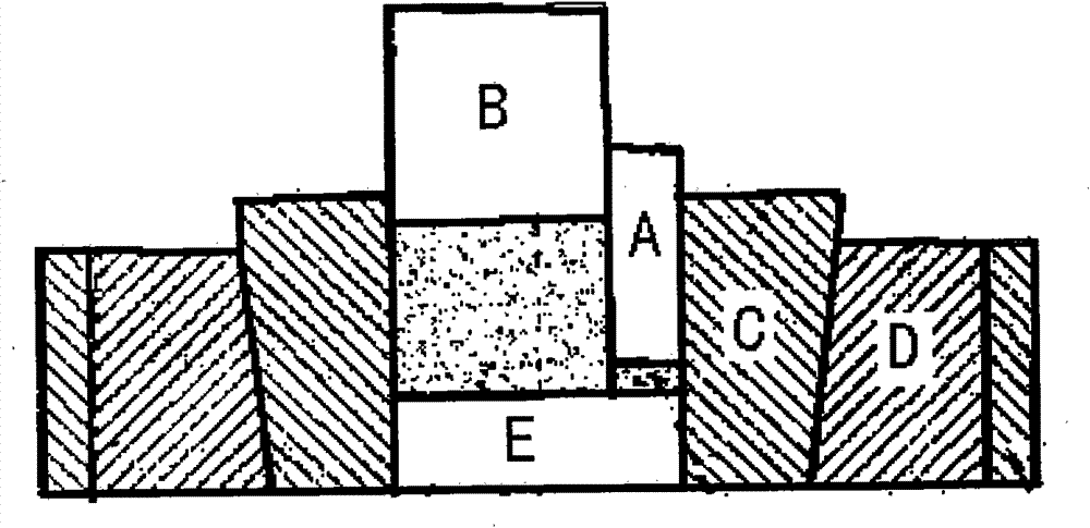 Method for manufacturing flake-like arc contact finger