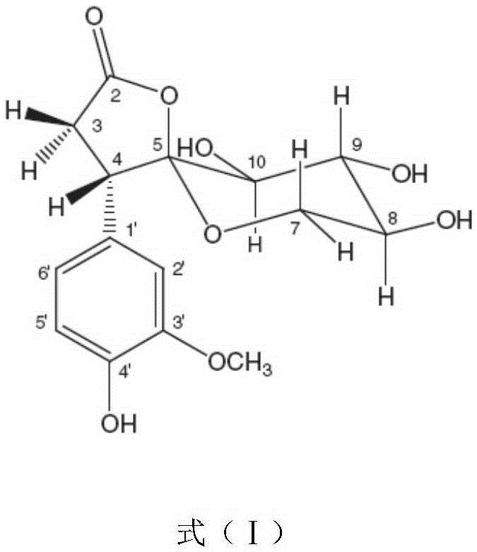 Application of Foveospirolide in preparation of tubercle bacillus treating and resisting medicine