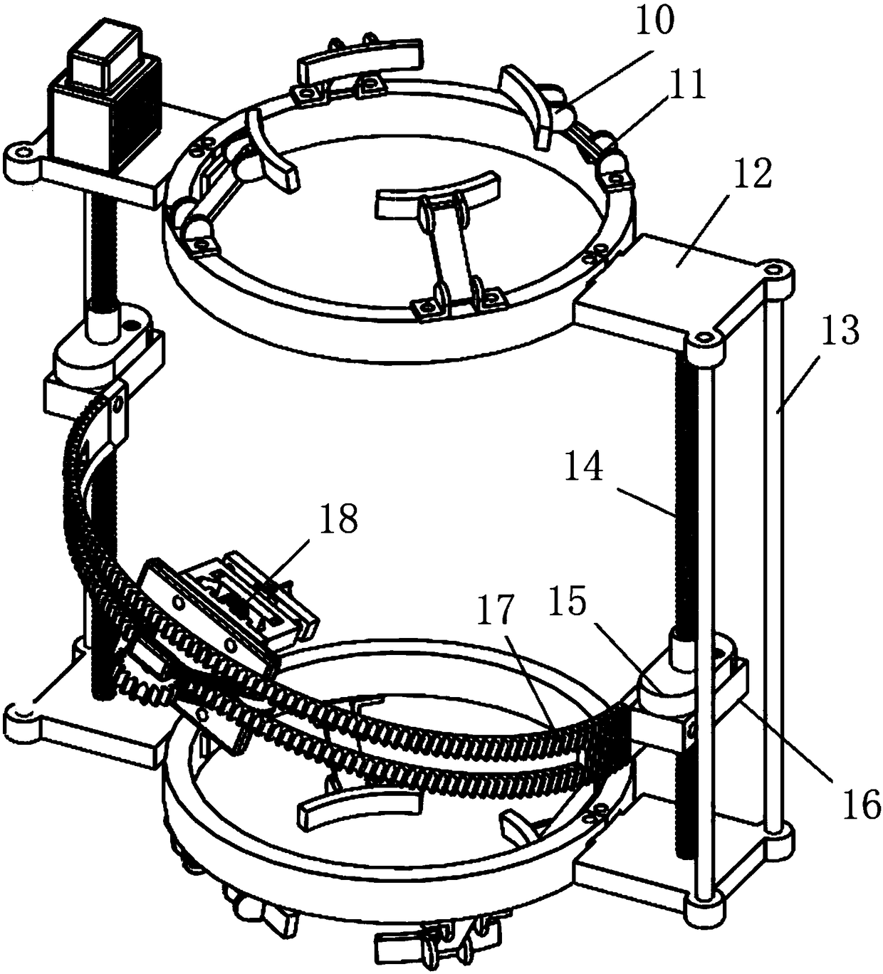 Automatic rubber tapping robot