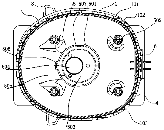 Lower shell assembly for refrigerator compressor