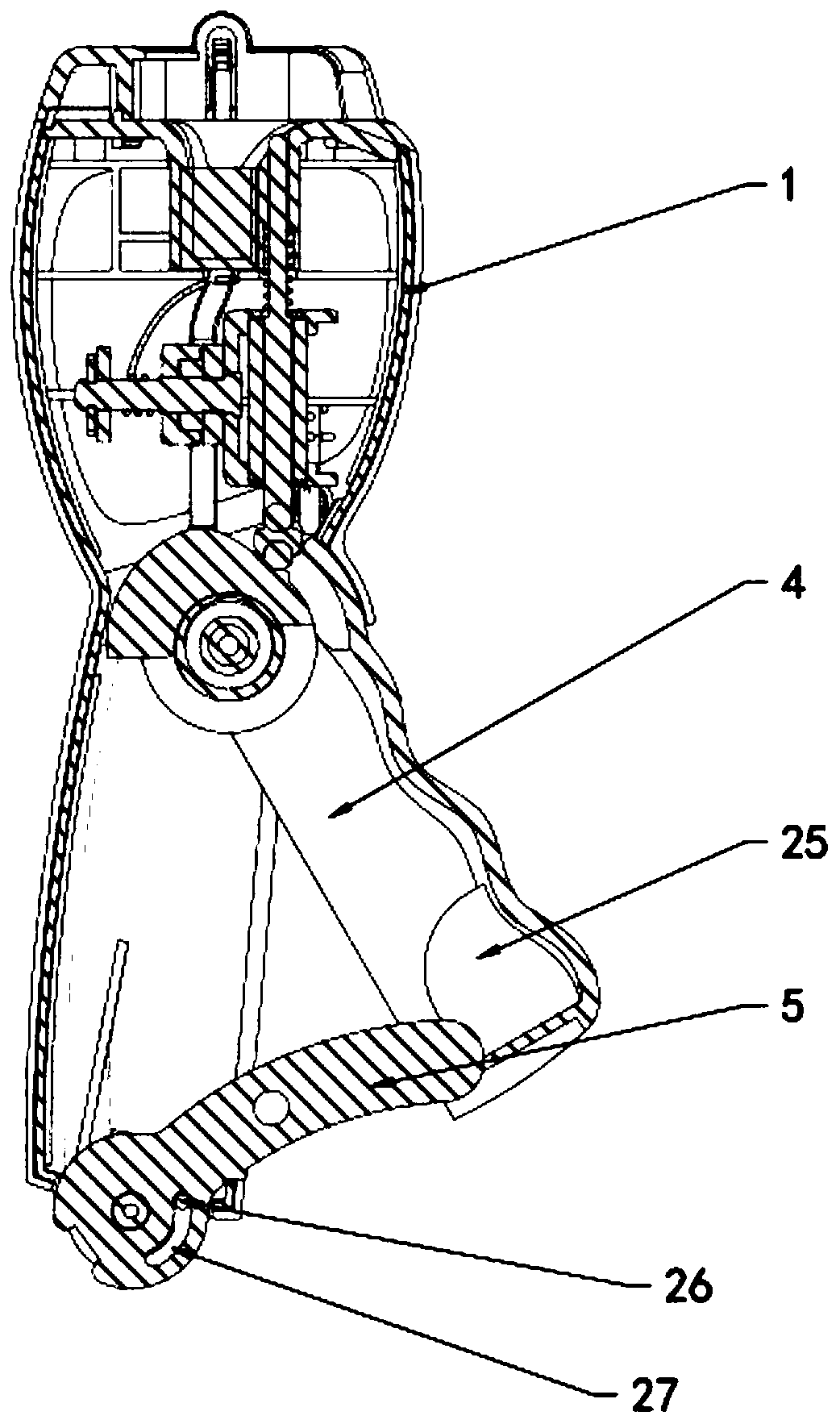 Anti-theft label unlocking device with lock