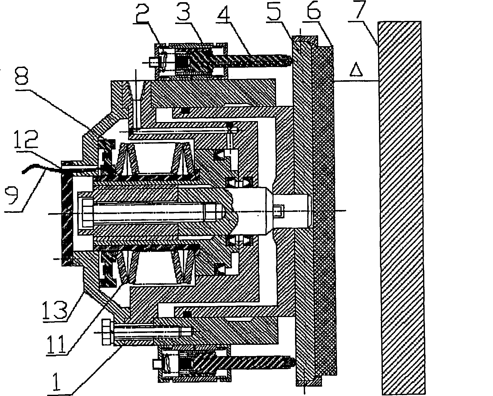 Disc type brake performance detection method and the device