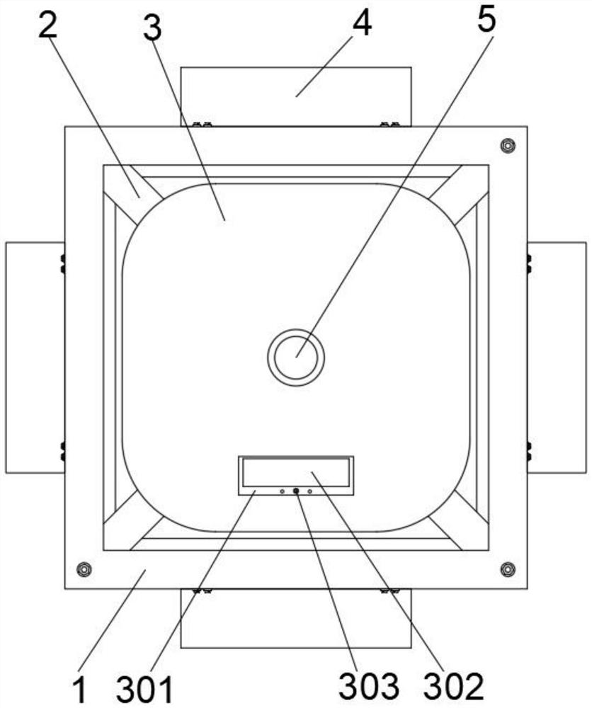 Intelligent buffing device for luggage fur processing