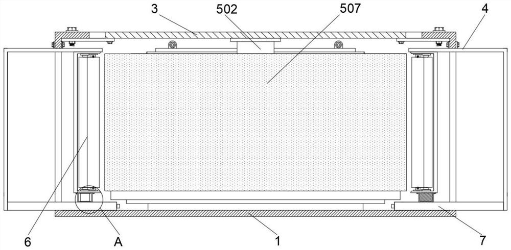 Intelligent buffing device for luggage fur processing