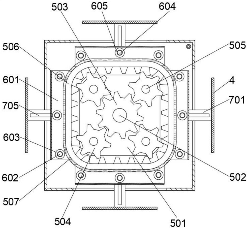 Intelligent buffing device for luggage fur processing