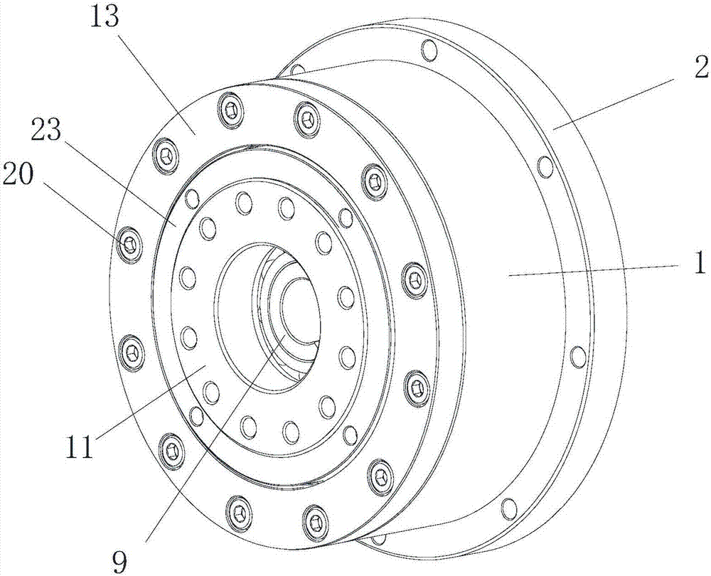 Novel planetary circular tooth type speed reducer