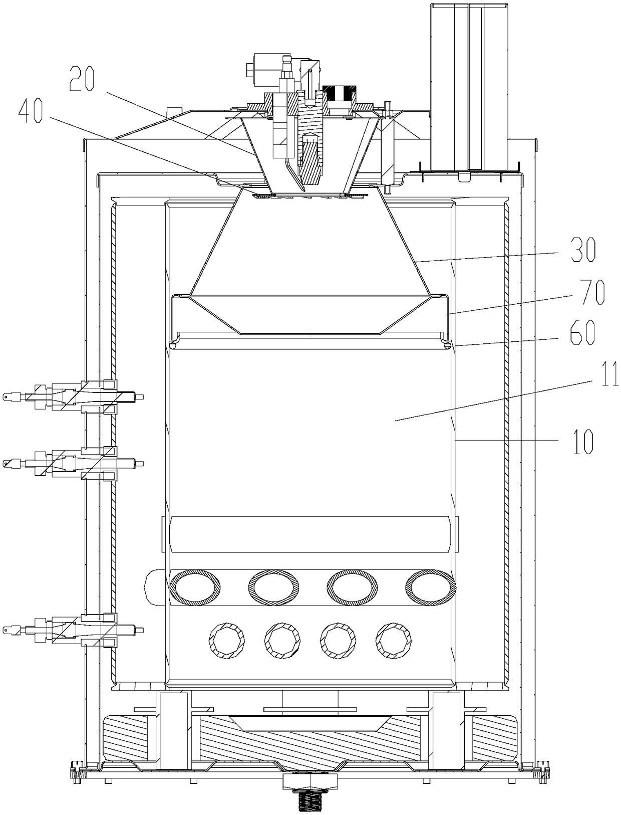 Steam generator and vehicle washing machine with same