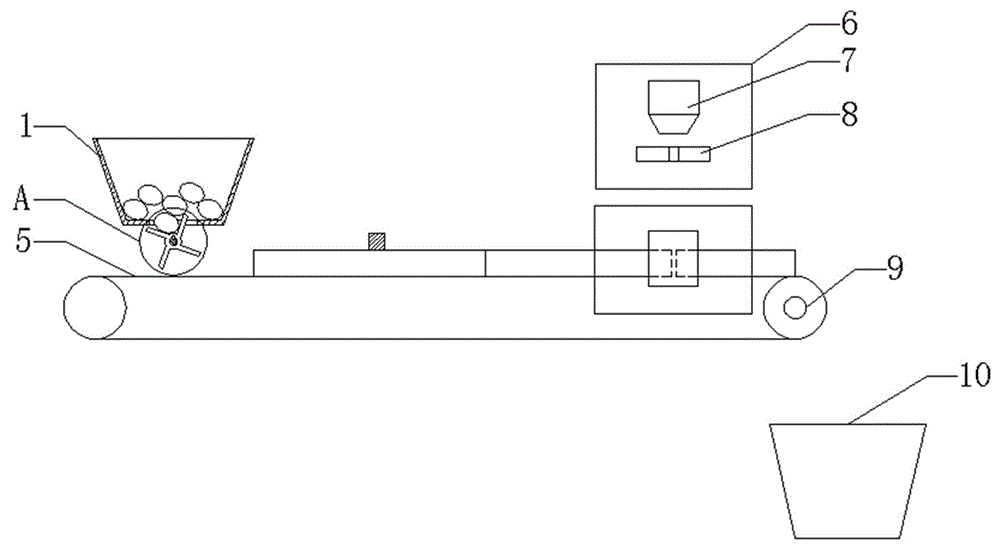 Aggregate morphological characteristic acquisition device based on multi-view linear array camera