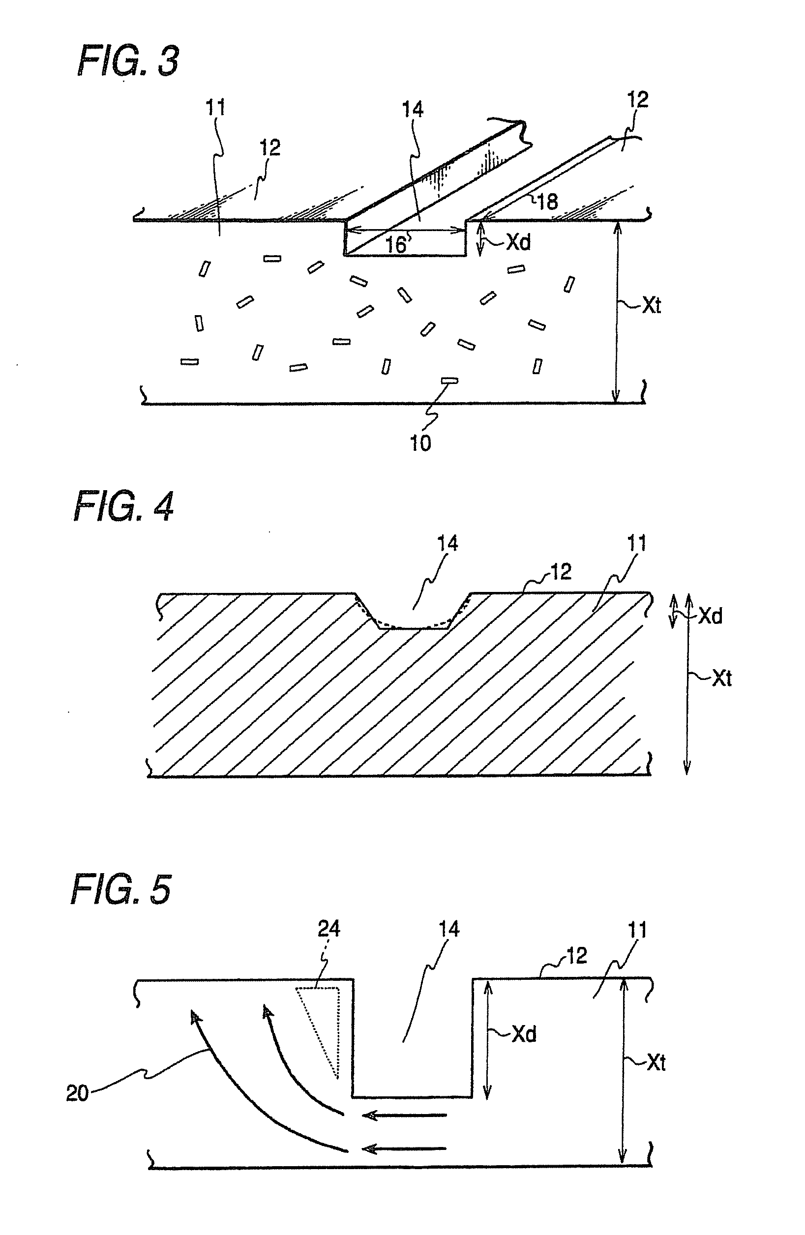 Resin molding, method for manufacturing the same, and metal mold for manufacturing the same