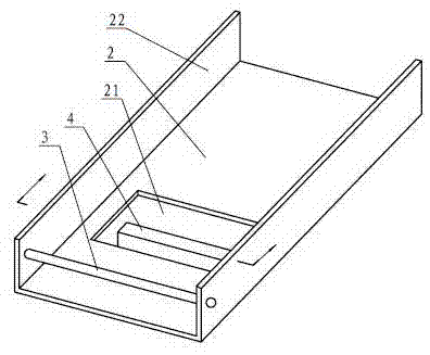 Storage cargo outlet method for storage rack and storage rack