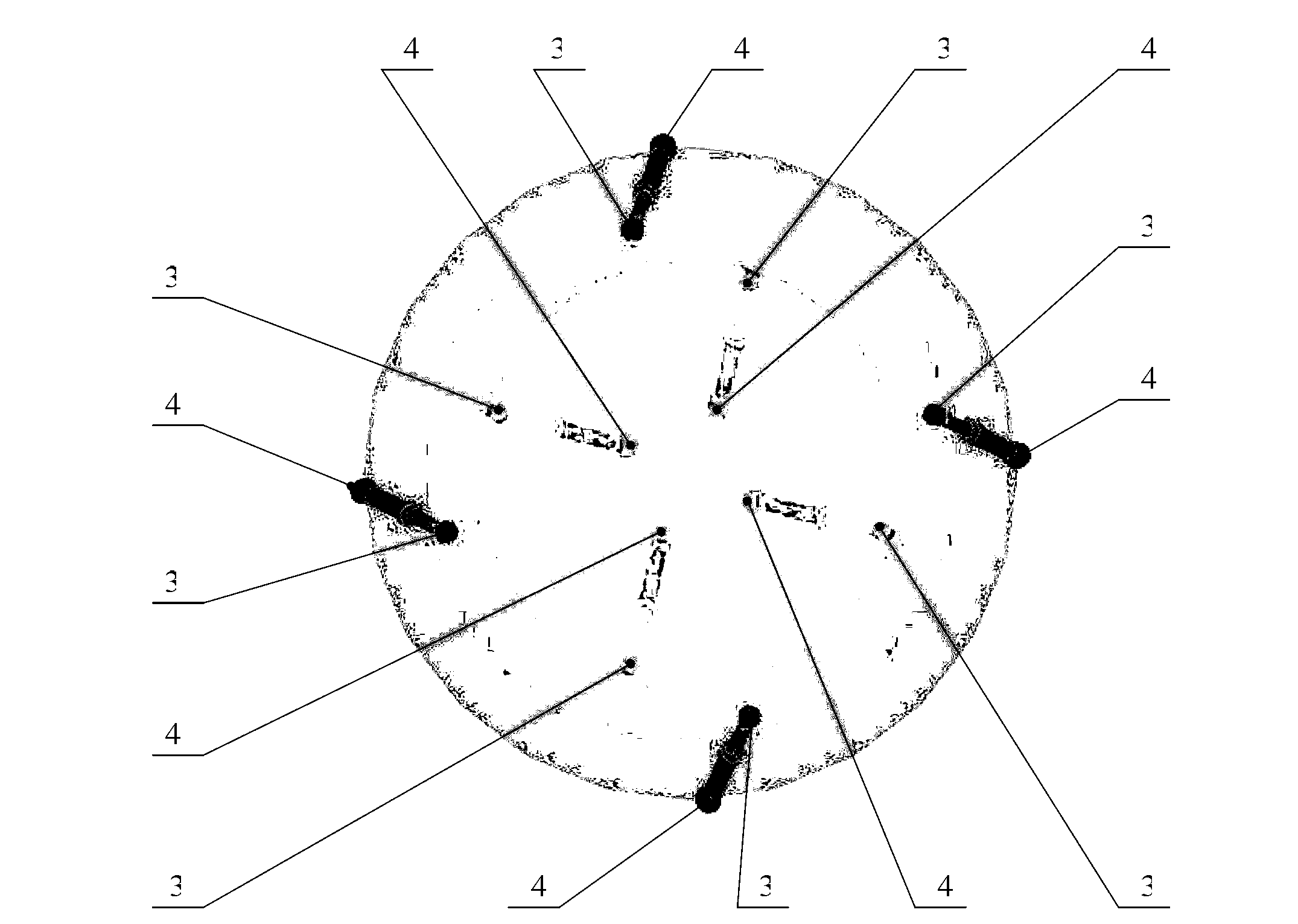 Dynamic isotropic generalized Stewart fault-tolerant parallel mechanism and design method thereof