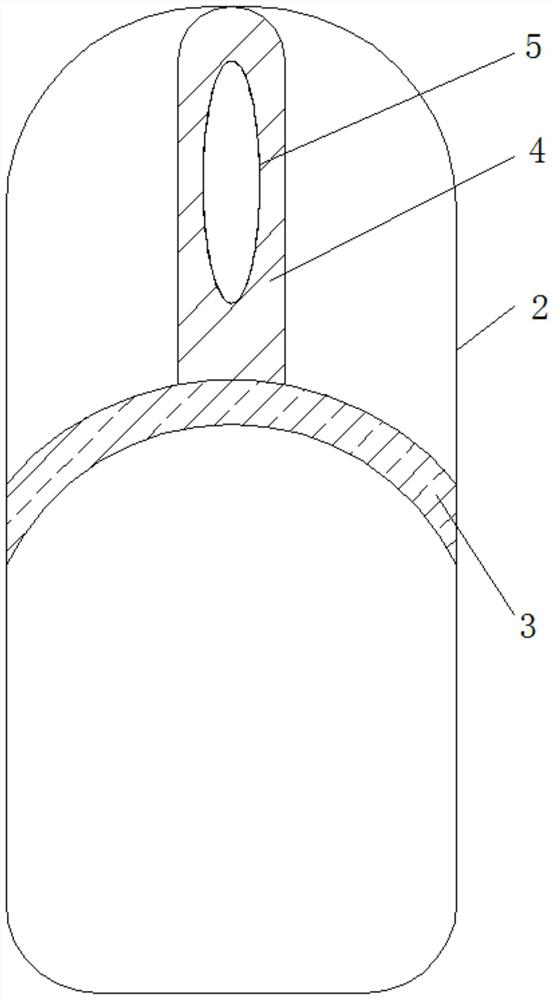 Device for preventing automobile charging pile from catching fire on the basis of temperature change