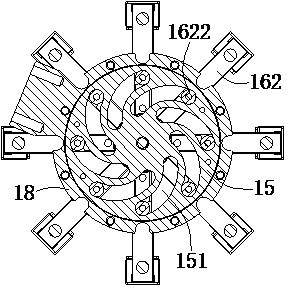 Clamping and expanding sleeve claw of sealing piece, automatic sleeving machine of sealing piece and sleeving method