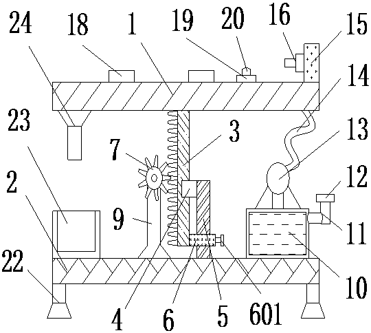 Veterinary operation fixing device