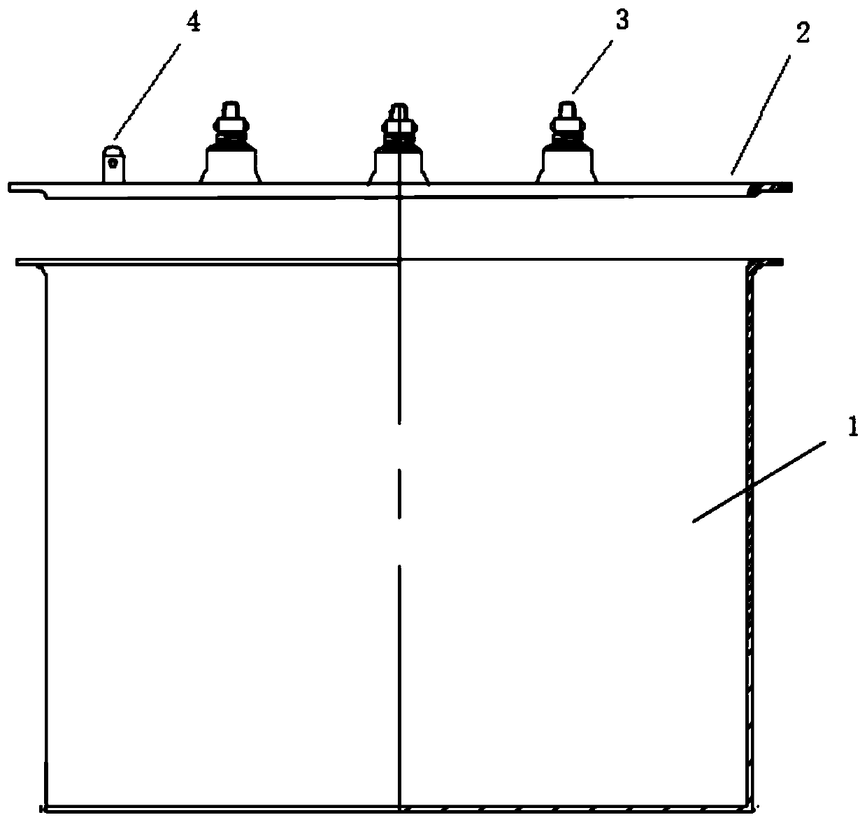 Explosion-proof power capacitor capable of actively cutting off power supply