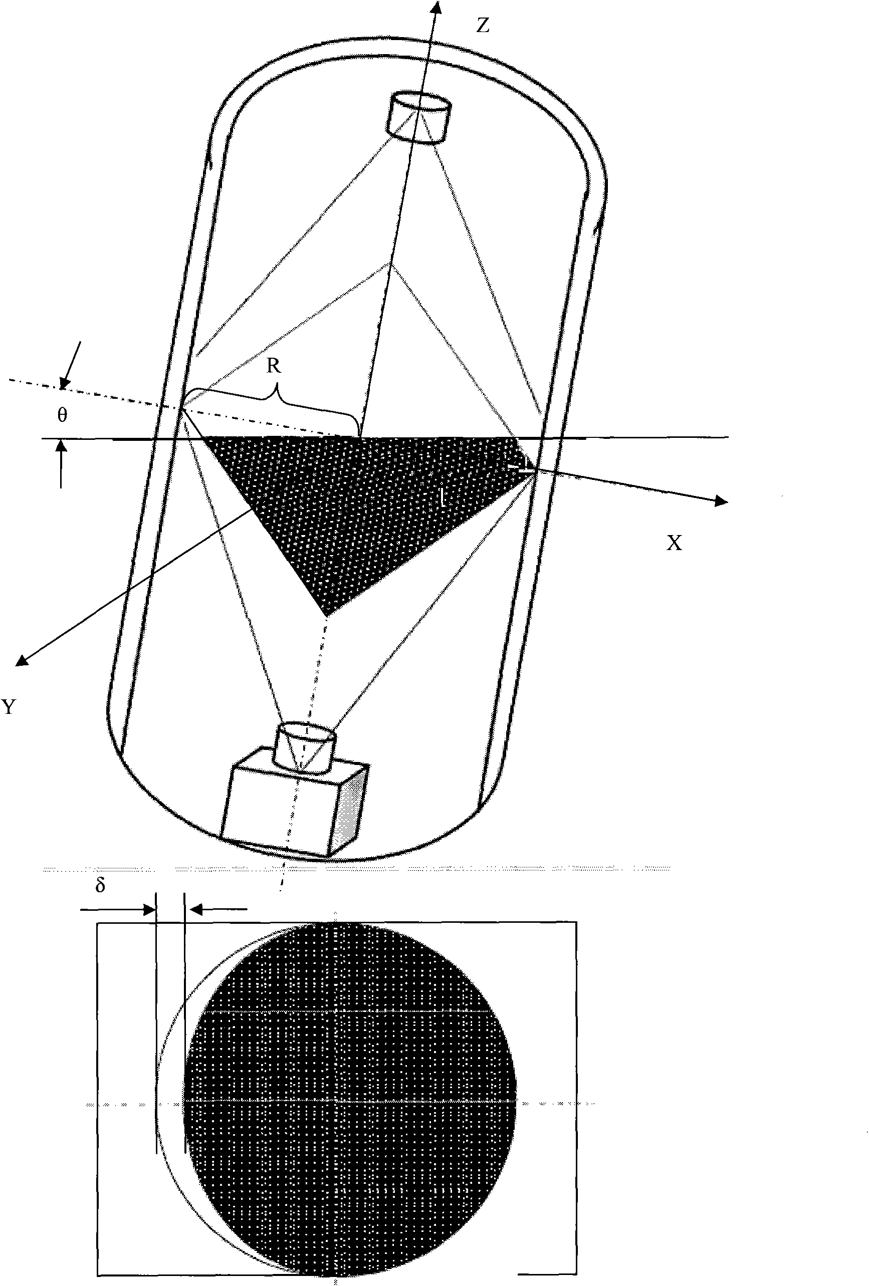 Platform automatic leveling device based on machine vision