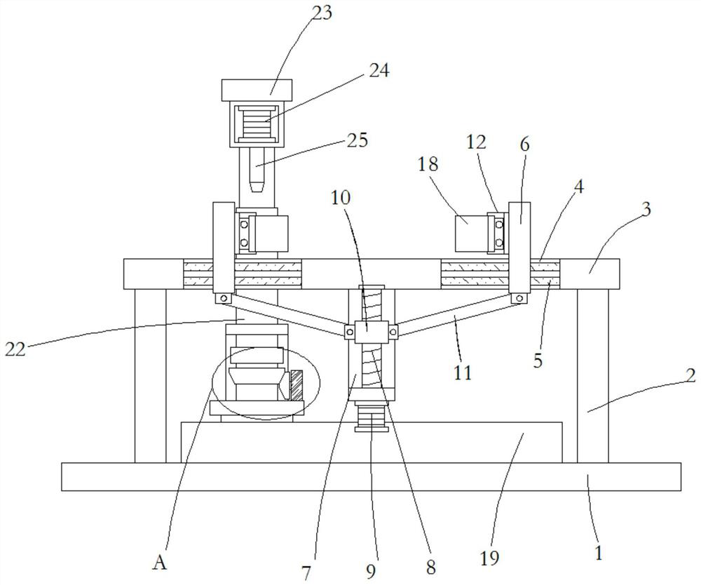 Square timber high-efficiency automatic processing device