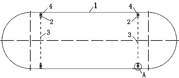 Damping type oscillation prevention cabin wall for independent C-type cargo hold of LNG injection ship