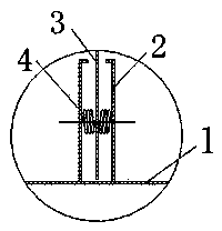 Damping type oscillation prevention cabin wall for independent C-type cargo hold of LNG injection ship