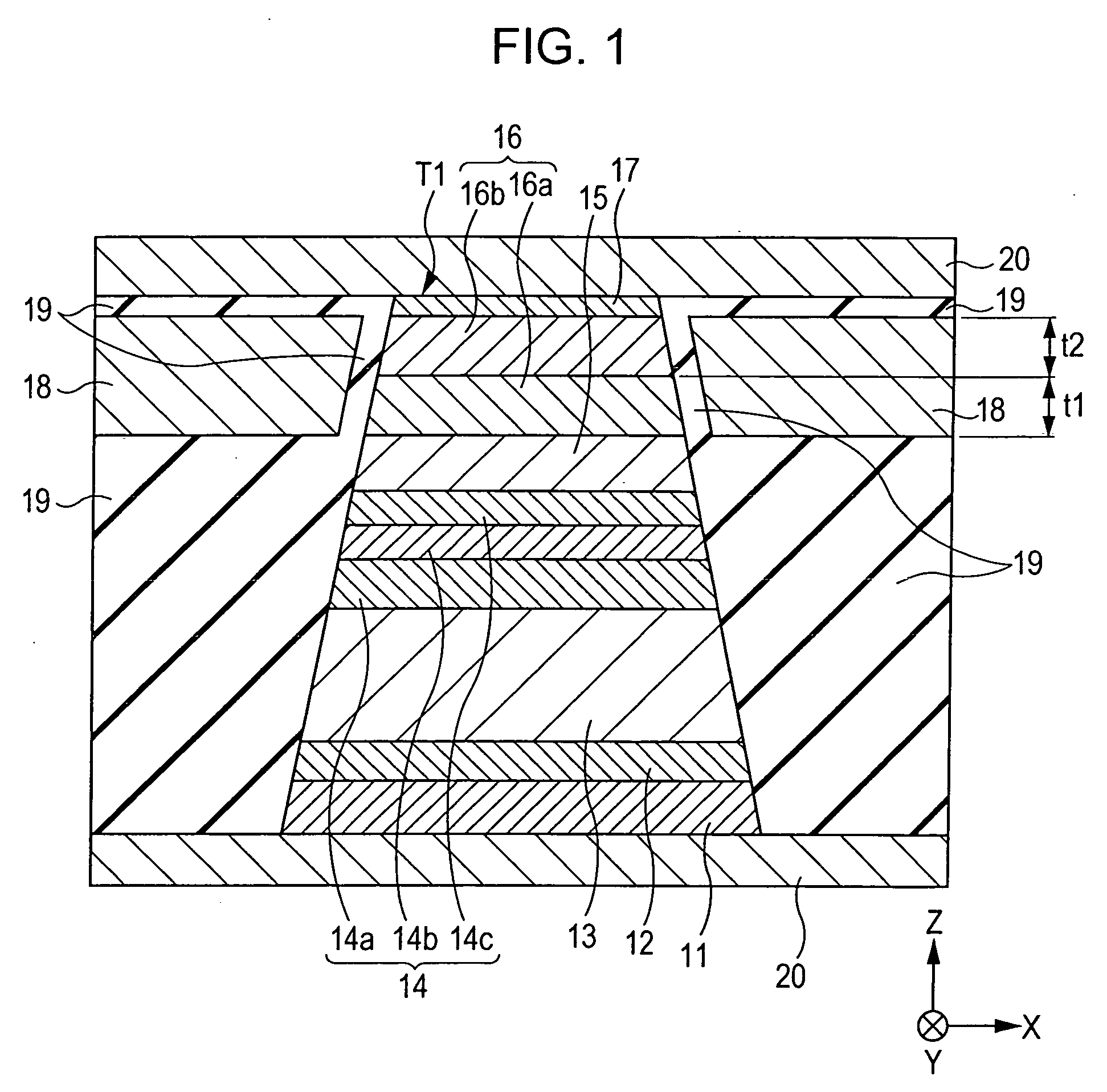 Magnetic sensing element including laminated film composed of half-metal and NiFe alloy as free layer