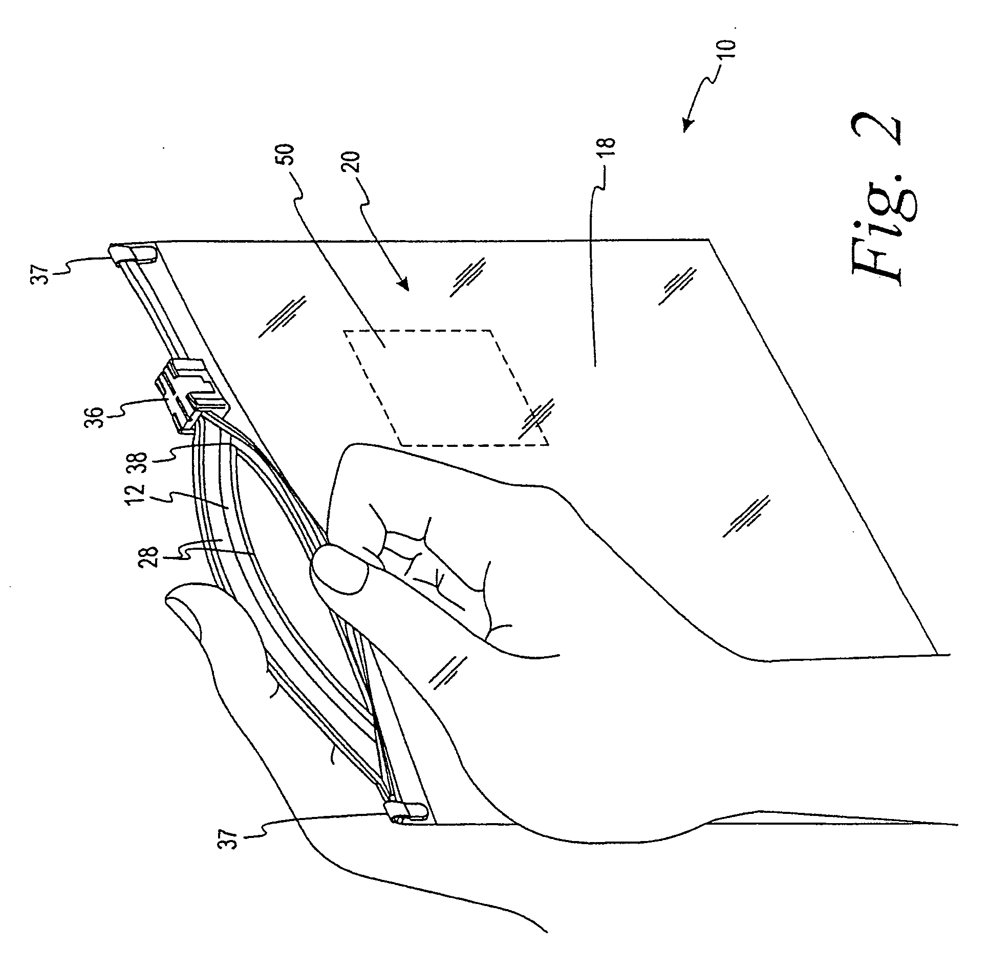 Packages and structures with selective dosing of active agent