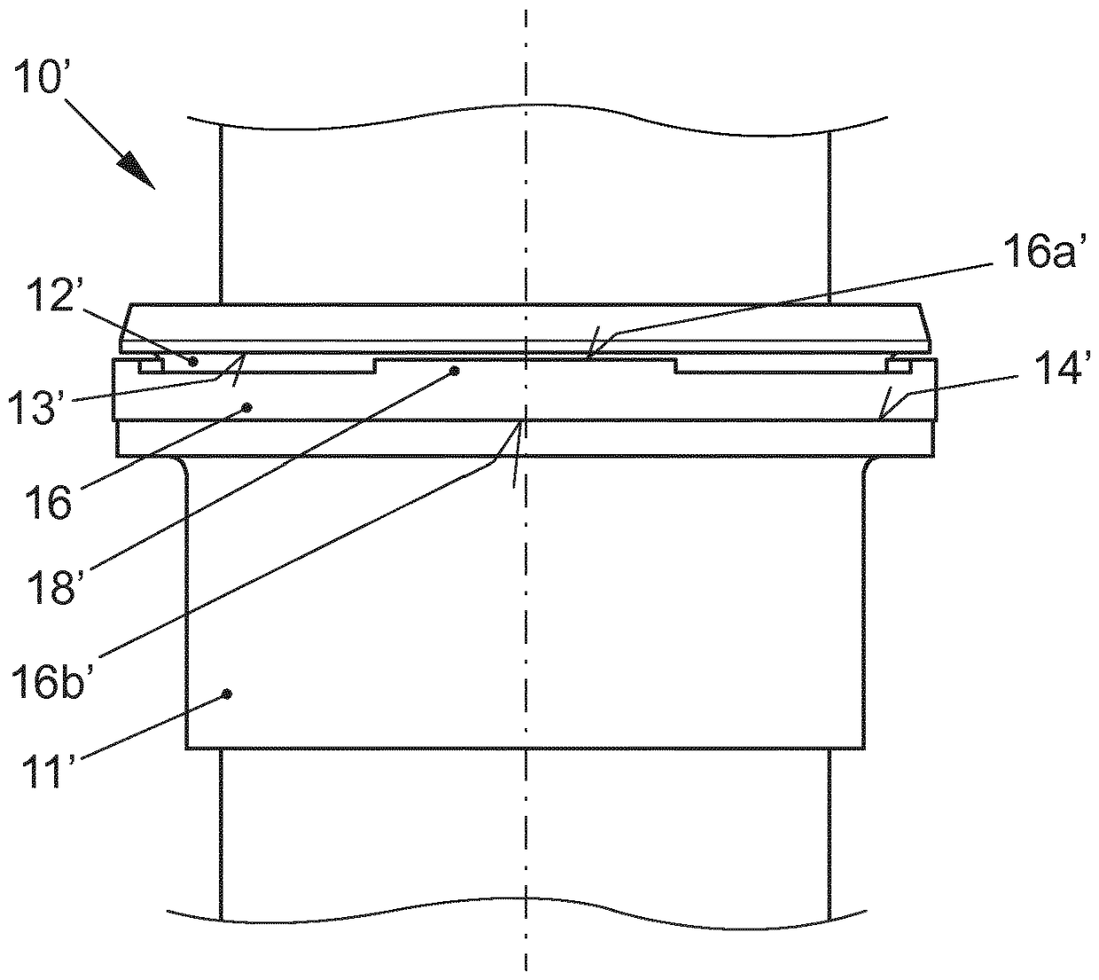 Vibration damper having a hydraulic traction stop