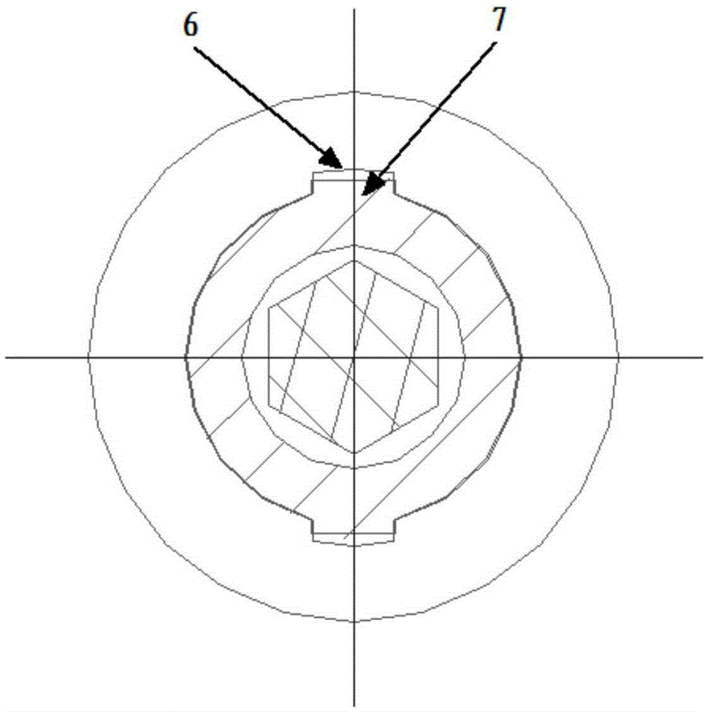 Screw connecting device for installation hole with deep cavity