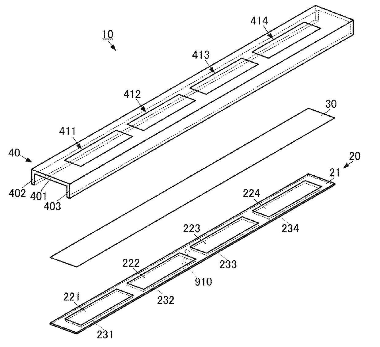 Touch input device and electronic device