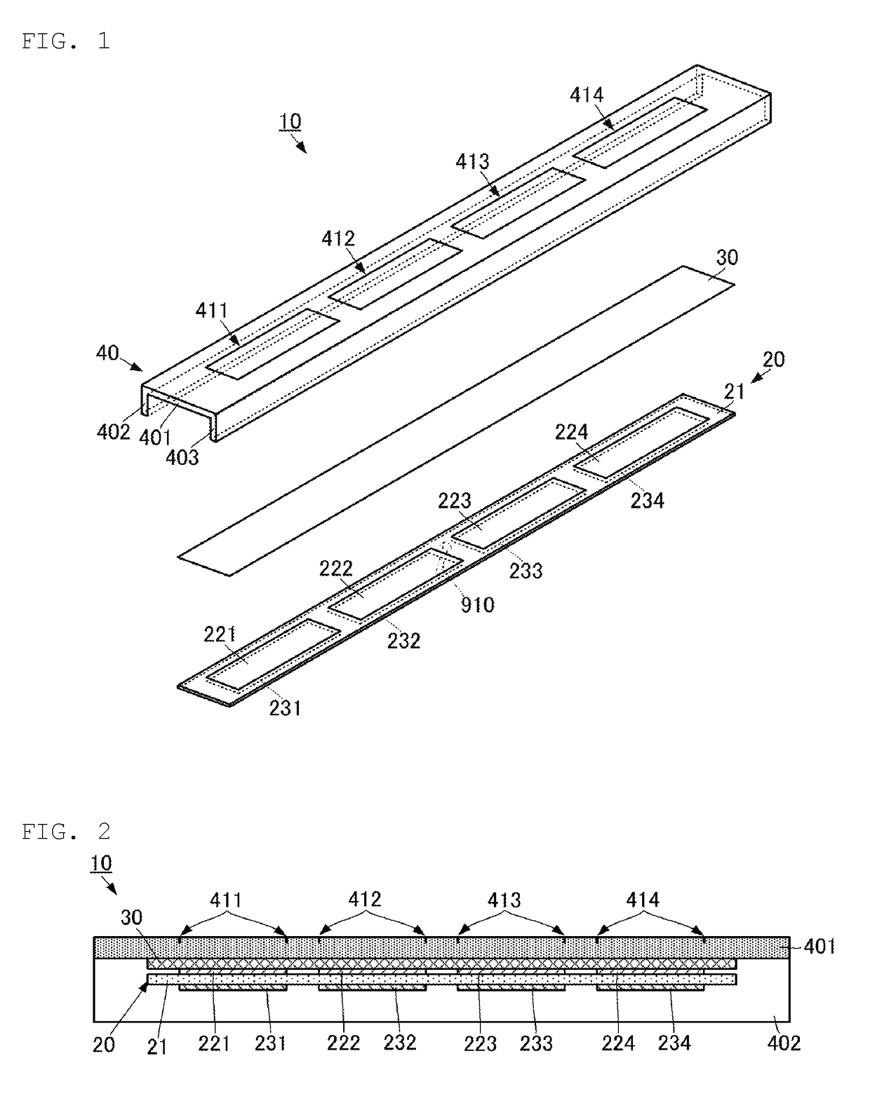 Touch input device and electronic device