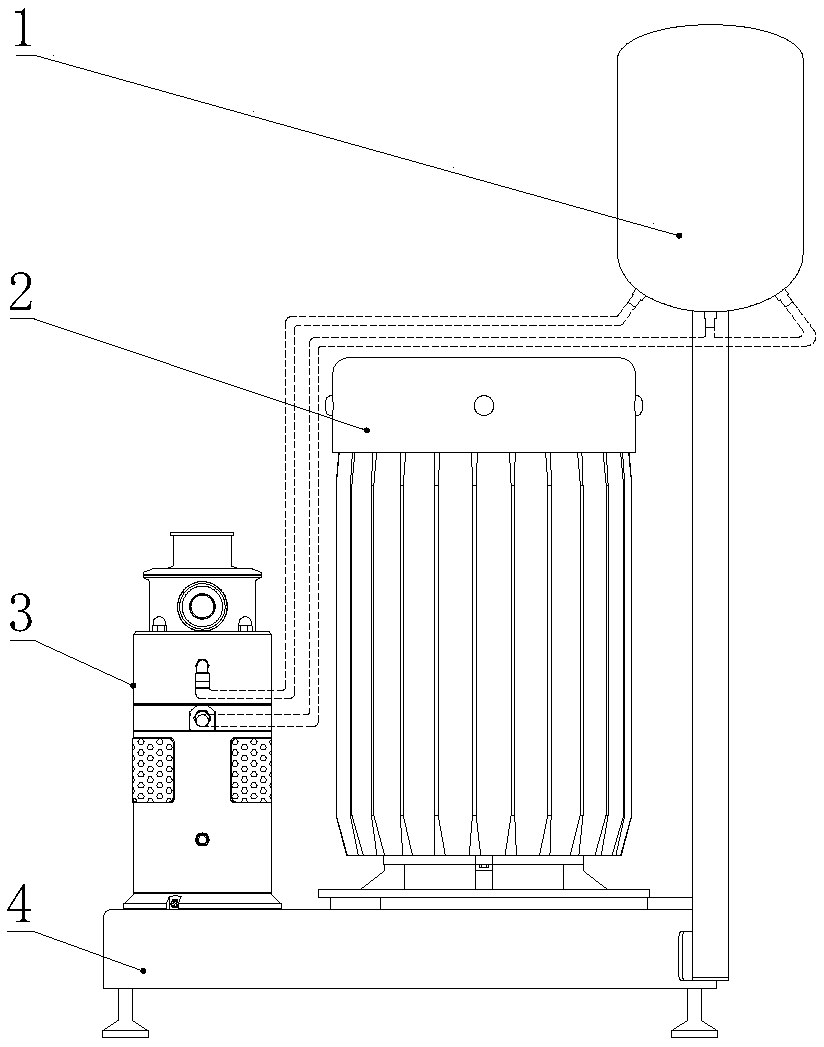 High-speed dispersing machine