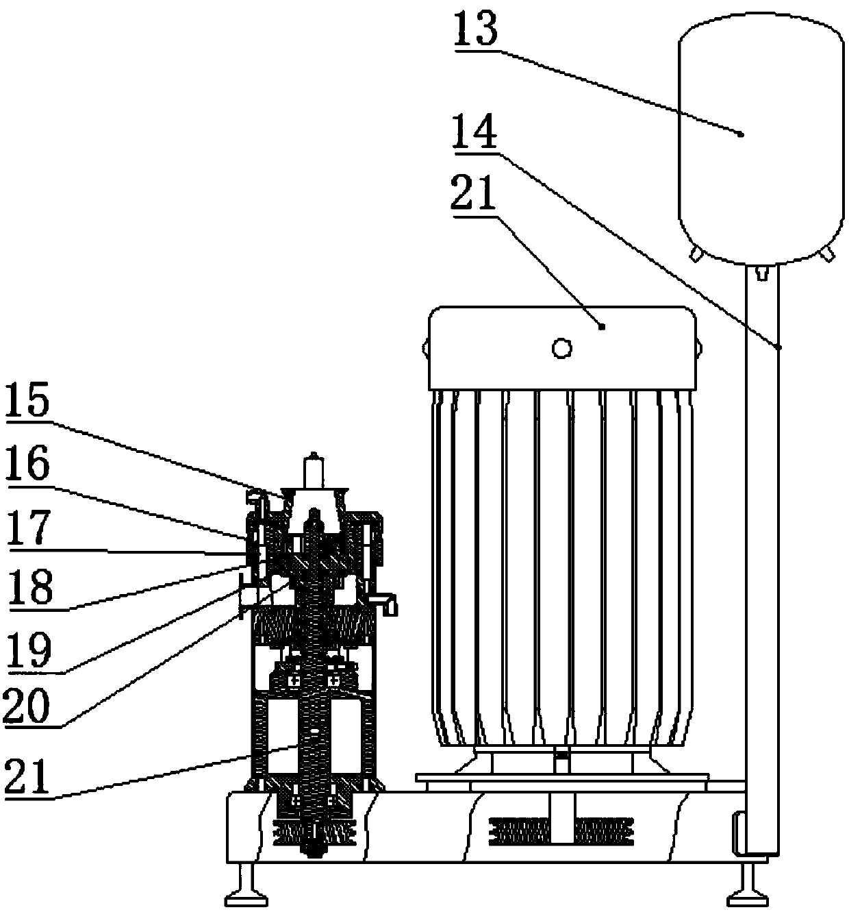 High-speed dispersing machine