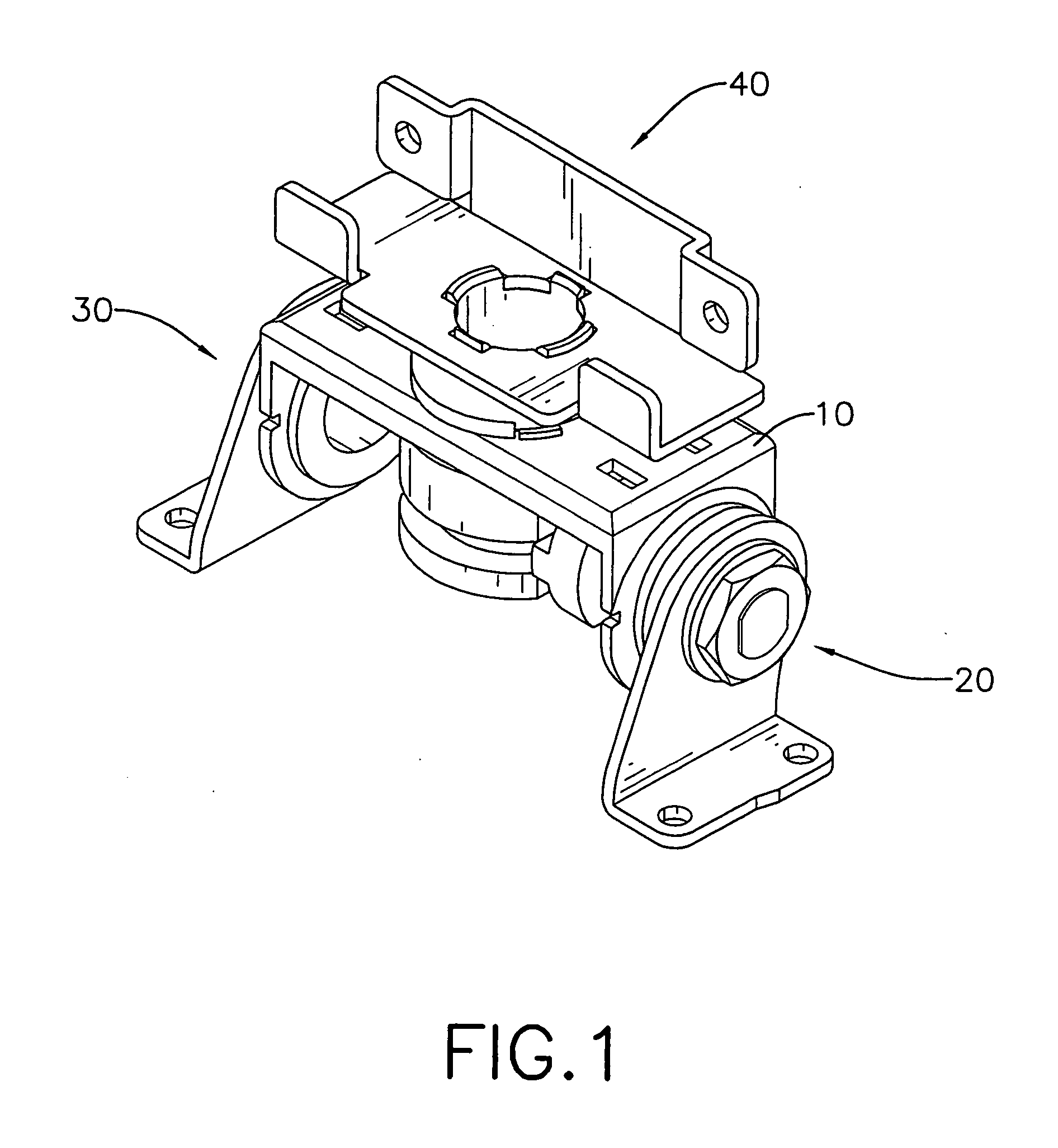 Hinge with simplified components