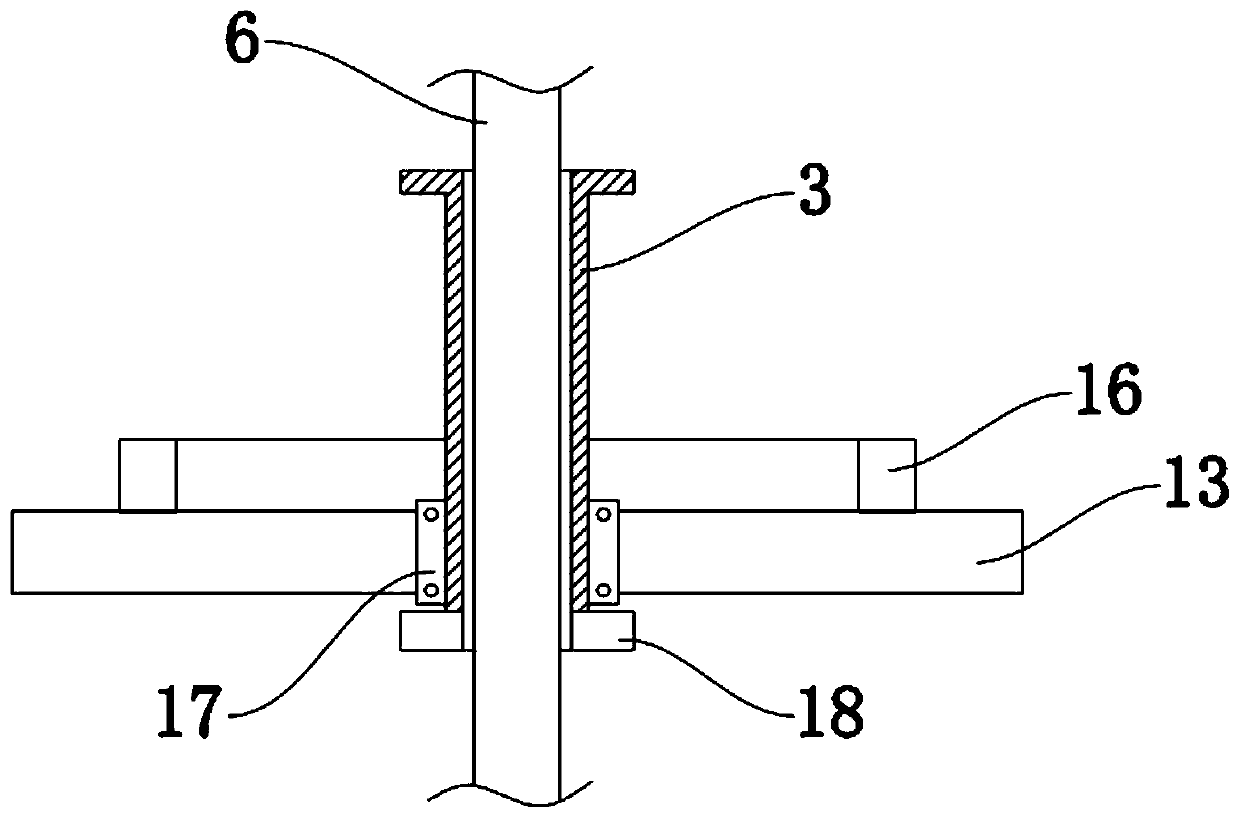 Glove processing raw material ingredient stirring device and stirring process thereof