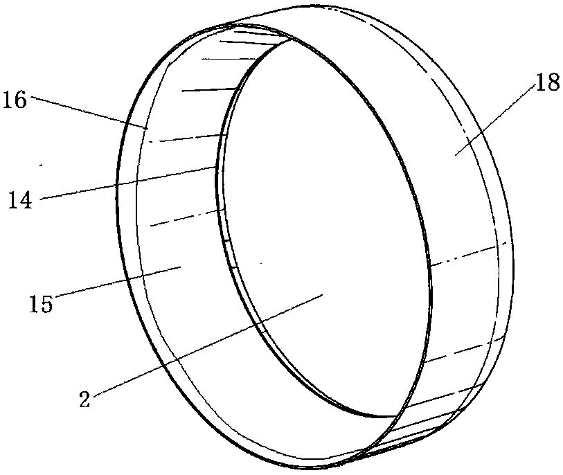 A double-type closed space external gas barrier device