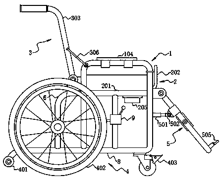 Multifunctional wheelchair special for patients with epilepsy