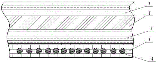 Dyeing and finishing plant low-shrinkage-rate grid fabric