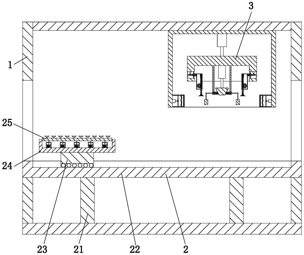 Refrigerator door sealing strip installing machine