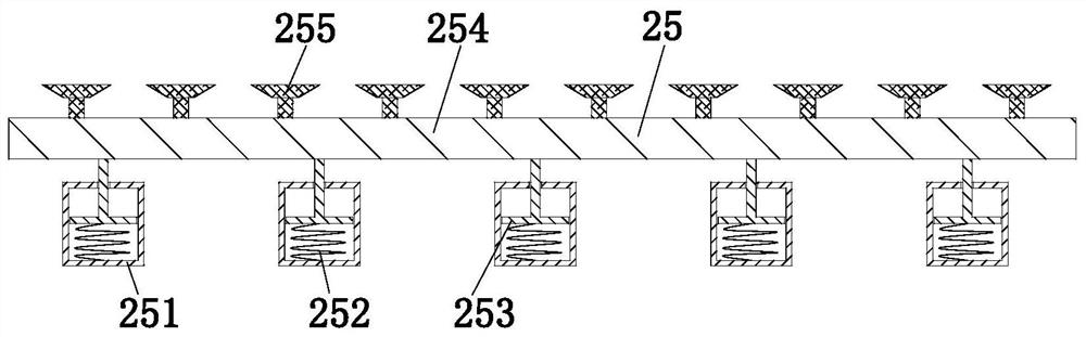 Refrigerator door sealing strip installing machine