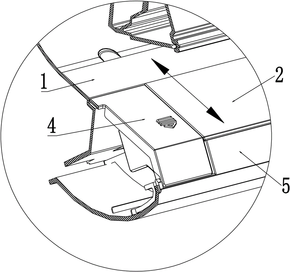 Slip-cover-type screw cover structure of air-conditioner