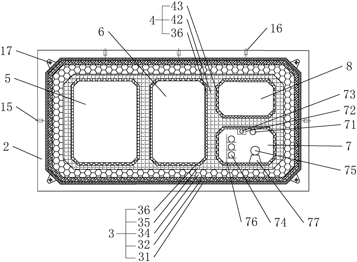 Comprehensive pipe rack structure