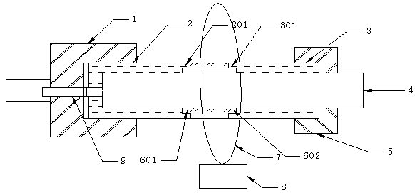 Detonator positioning and scanning fixing device